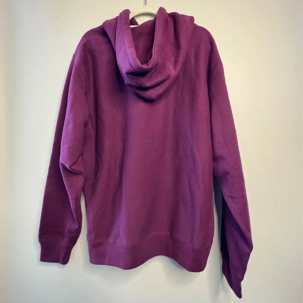 THE HUNDREDS UNO Graphic Hoodie Mens L NWT Wild Burgundy Sweatshirt NEW Large - Picture 2 of 14